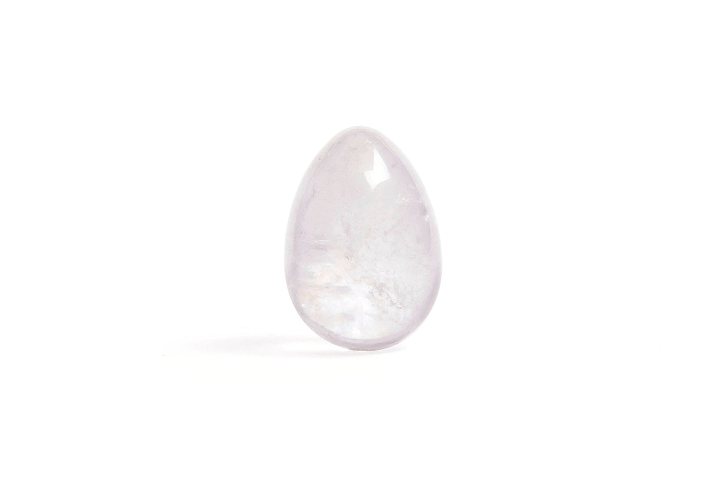 Prism Yoni Egg (Clear Quartz) – Drilled