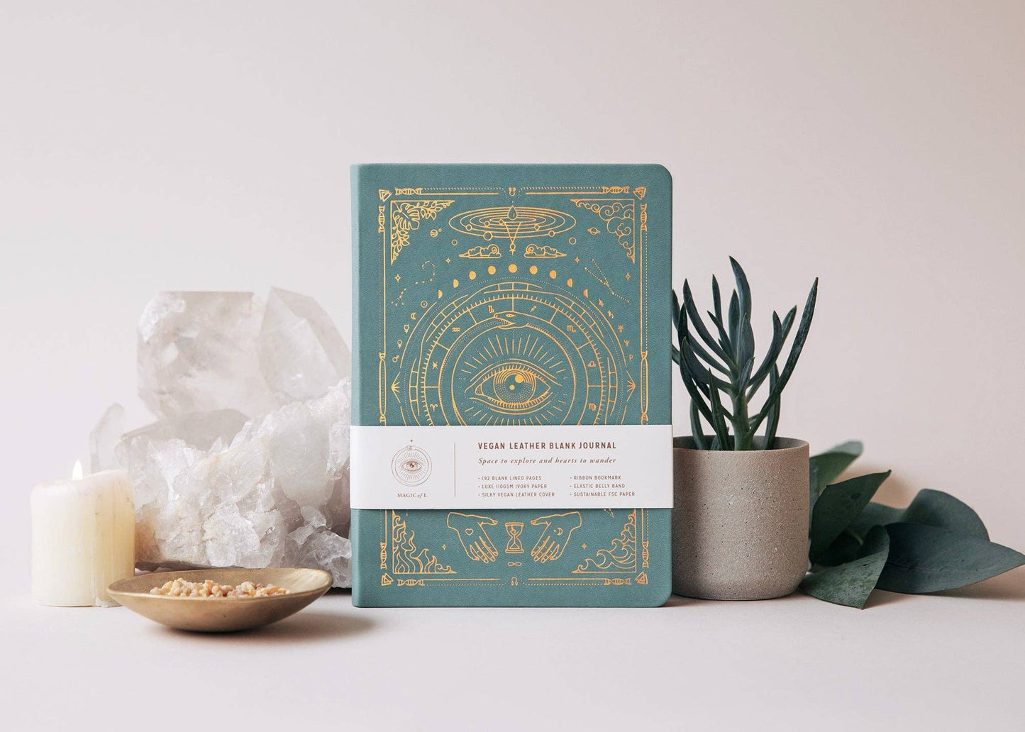 A5 Origins Vegan Leather Journal - Unlined