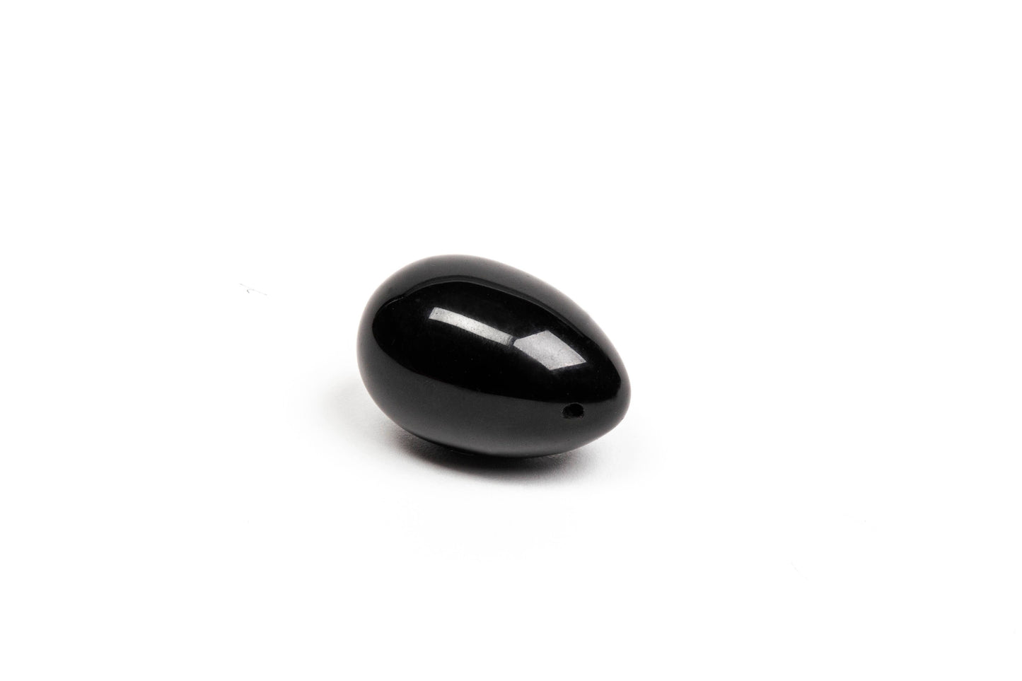 Xaga Yoni Egg (Black Obsidian) – Drilled