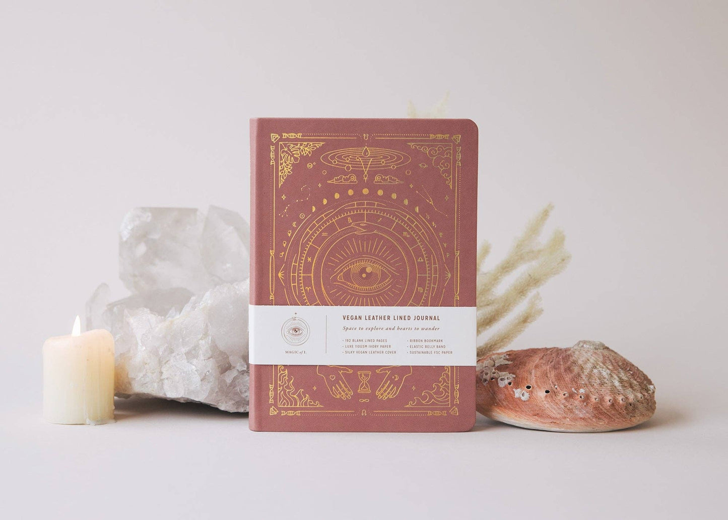 A5 Origins Vegan Leather Journal - Unlined