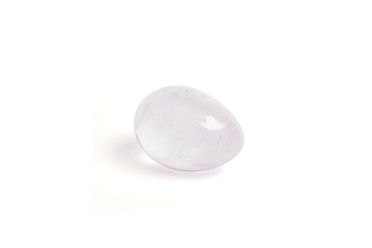 Prism Yoni Egg (Clear Quartz) – Drilled